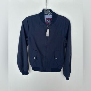Brooks Brothers Dark Blue Bomber Jacket